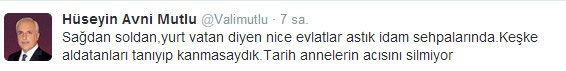 Vali Mutlu'dan Deniz Gezmiş tweeti: Nice evlatlar... - Resim : 1